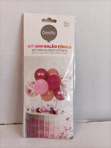 Kit Mini Balão para Bolo 2 - 10pc